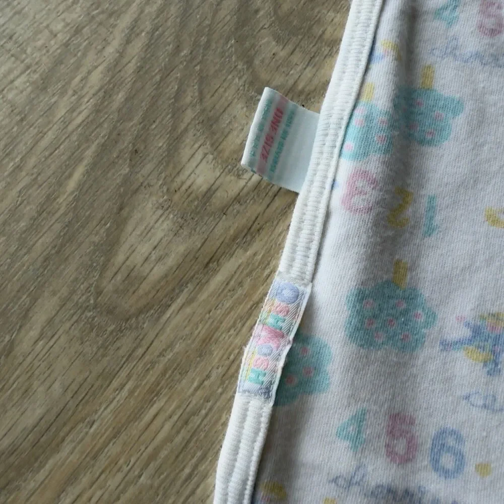 Oshkosh B’Gosh Vintage Baby Blanket Cotton Cherries Trees Fruit Gender Neutral